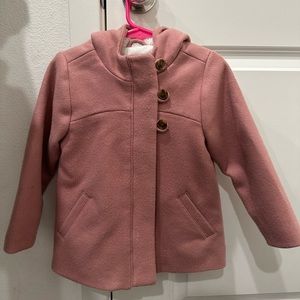 Old Navy Size 3T Hooded Wool Sweater/ Coat (Hard To find)